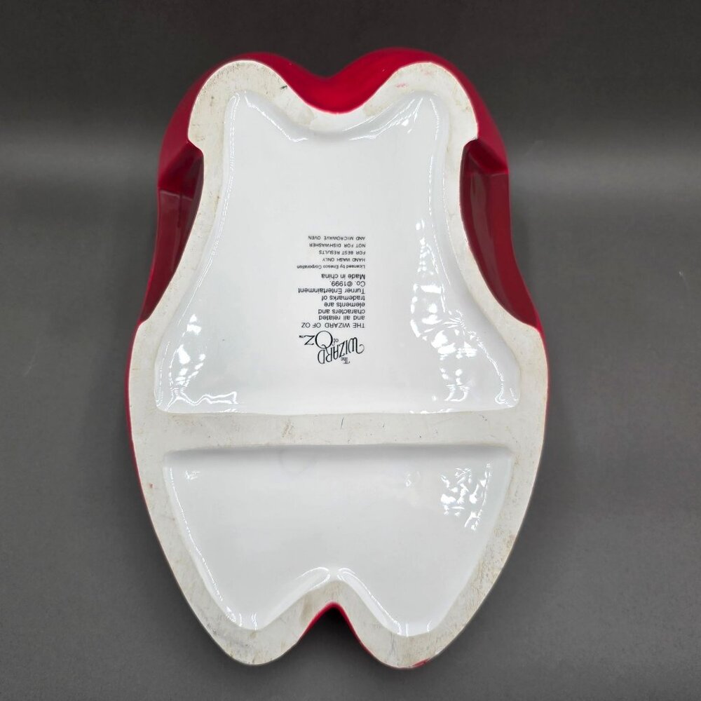 VTG Wizard of Oz Ruby Slippers Cookie Jar 15" Ceramic Enesco 1999 - Picture 8 of 14